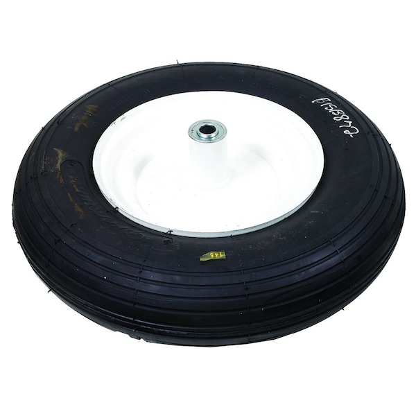 A & I Products WHEEL-BARROW, RIB, 4.80X400X8, STEEL-WHITE 6" x15.5" x15.5" A-B1SB872 - main